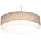 Afx Sanibel 32in. Medium Base Pendant, Satin Nickel Finish, Jute Shade SAP3244MBSN-JT - alternate 1
